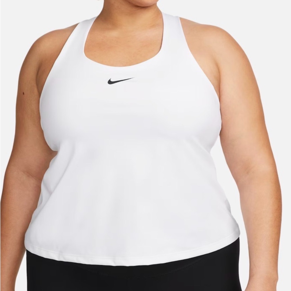 Nike Swoosh Women's Medium-Support Padded Sports Bra Tank 2X MSRP $58‎